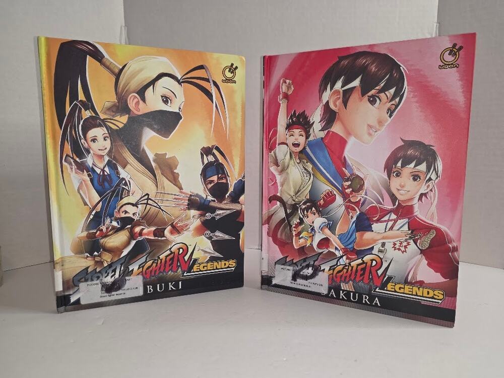 Street Fighter Legends Hardcover Ibuki & Sakura Y2K